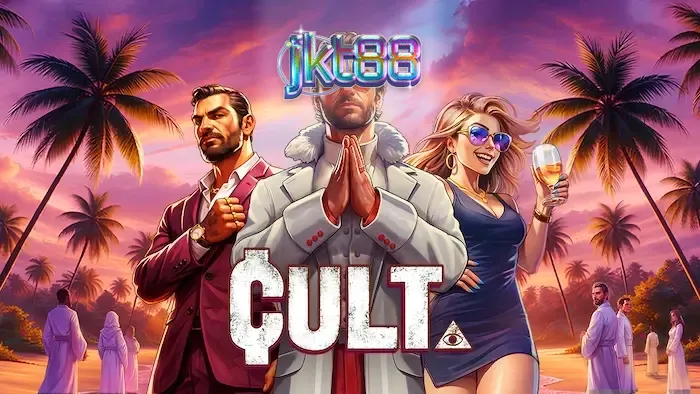 Tampilan visual slot Cult dengan nuansa okultisme dan simbol ritual.